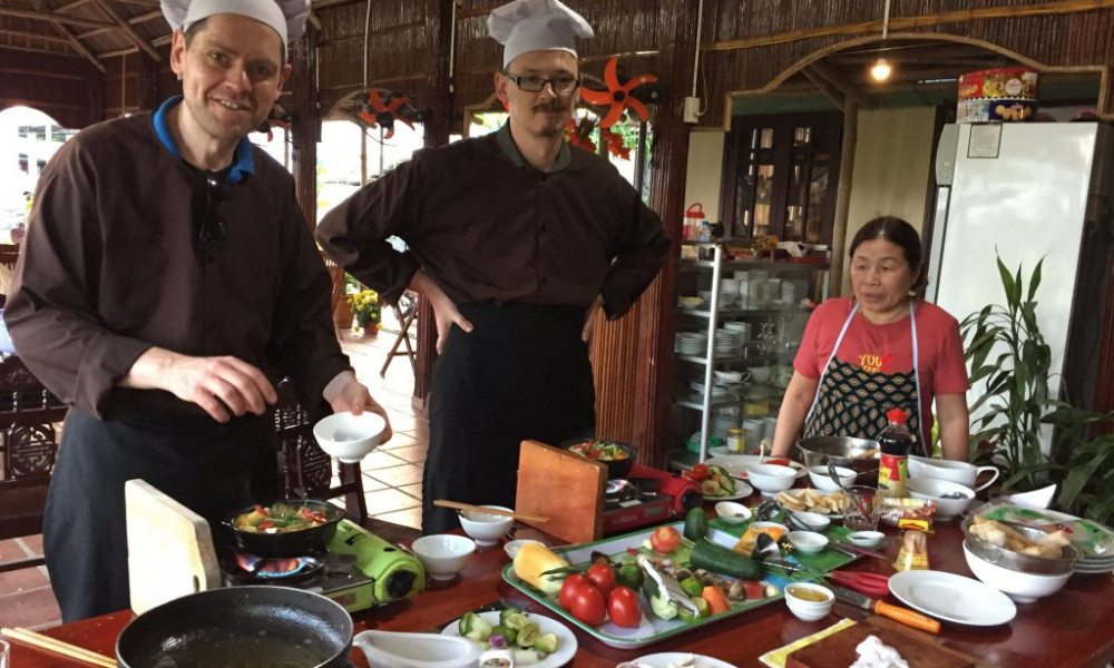 Farm Tour and Cooking Class at Song Phuong Village Full Day